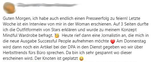 Testimonial Dunja Heß